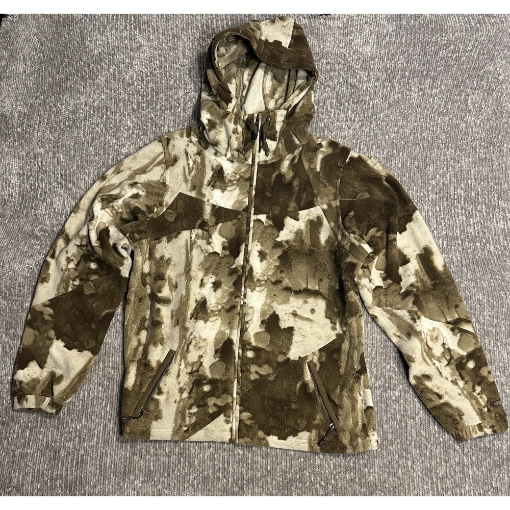 Oakley Icon Winter Camo Fleece Jacket Hoodie M HTF Rare